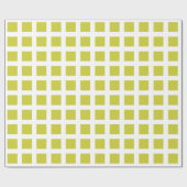 Papier Cadeau Carrés - Banane sur blanc (Plat)