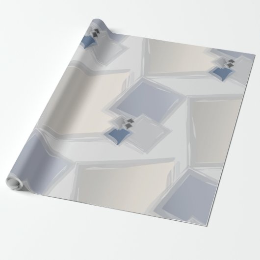 Papier Cadeau Carrés de Fibonacci roulants (Déroulé)