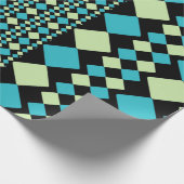 Papier Cadeau Carrés géométriques (Coin)