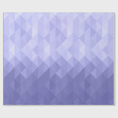 Papier Cadeau Carrés géométriques violets (Plat)