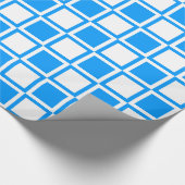 Papier Cadeau Carrés Lt Blue Bold Mod (Coin)