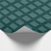 Papier Cadeau Carrés - Moss Green on Dark Green (Coin)
