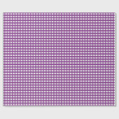 Papier Cadeau Carrés violets (Plat)