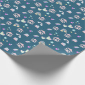 Papier Cadeau Carrousel arc-en-ciel magique Unicorn anniversaire (Coin)