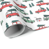 Papier Cadeau Cars de Noël (Coin rond)