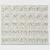 Papier Cadeau Carte classique du monde (Plat)