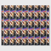 Papier Cadeau Carte de baseball de Gerald Ford (Plat)