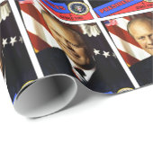 Papier Cadeau Carte de baseball de Gerald Ford (Coin rond)