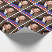 Papier Cadeau Carte de baseball de James Monroe (Coin)