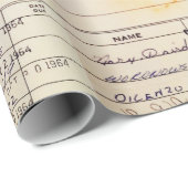 Papier Cadeau Carte de bibliothèque 23322 (Coin rond)