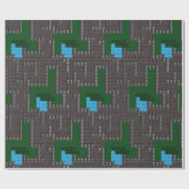 Papier Cadeau Carte de cachot d'aventure d'imaginaire (Plat)