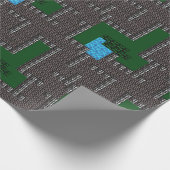 Papier Cadeau Carte de cachot d'aventure d'imaginaire (Coin)