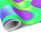 Papier Cadeau Carte de Candyland (Coin rond)