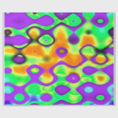 Papier Cadeau Carte de Candyland (Plat)