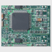 Papier Cadeau Carte de circuit (Plat)