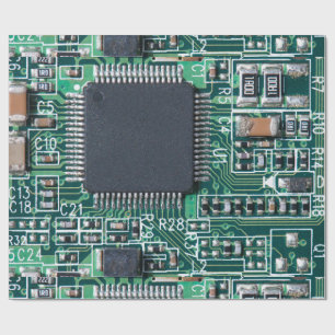 Papier Cadeau Carte de circuit