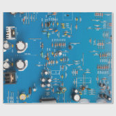 Papier Cadeau Carte de circuit électronique (Plat)