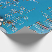 Papier Cadeau Carte de circuit électronique (Coin)