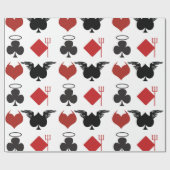 PAPIER CADEAU CARTE DE DIABLE ANGEL (Plat)