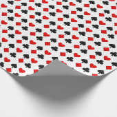 Papier Cadeau Carte de jeu convient Motif carrelé (Coin)