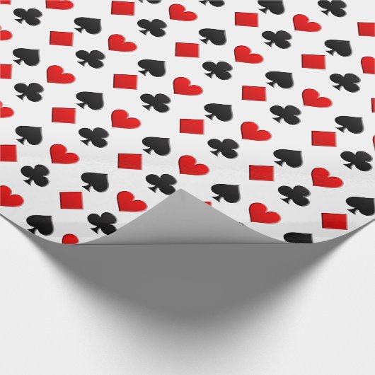 Papier Cadeau Carte de jeu convient Motif carrelé (Coin)