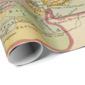 Papier Cadeau Carte de l'ancienne péninsule arabique (1912)  (Coin rond)