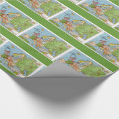 Papier Cadeau Carte de l'Europe (Coin)