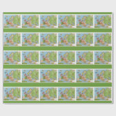 Papier Cadeau Carte de l'Europe (Plat)