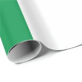 Papier Cadeau Carte de l'Italie - drapeau italien (Coin rond)