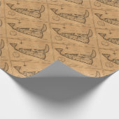 Papier Cadeau Carte de Nantucket 1782 (Coin)