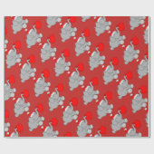 Papier Cadeau carte de voeux éléphant (Plat)