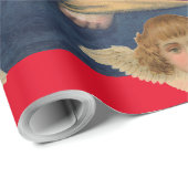 Papier Cadeau Carte de voeux pliée ANGEL DE VOL (Coin rond)