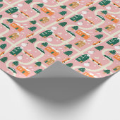 Papier Cadeau Carte des vacances de Noël Motif (Coin)