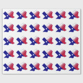 Papier Cadeau Carte du drapeau Texas Forever (Plat)