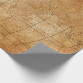 Papier Cadeau carte du monde (Coin)