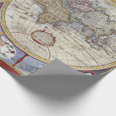 Papier Cadeau Carte du monde antique n°3 (Coin)