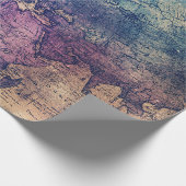 Papier Cadeau Carte du monde céleste vintage (13) (Coin)