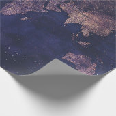 Papier Cadeau Carte du monde céleste vintage (9) (Coin)