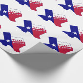 Papier Cadeau Carte du Texas Proud (Coin)