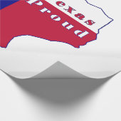 Papier Cadeau Carte du Texas Proud (Coin)