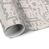 Papier Cadeau Carte Dungeon Crawler (Coin rond)