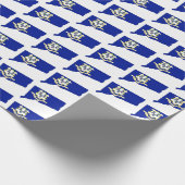 Papier Cadeau Carte et sceau de l'état du Connecticut (Coin)