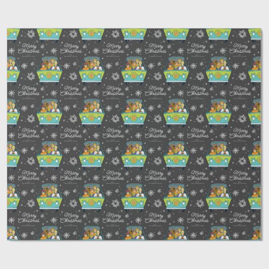 Papier Cadeau Carte graphique Scooby-Doo Christmas Snowflake (Plat)