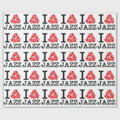 Papier Cadeau Carte I 45 Jazz (Plat)