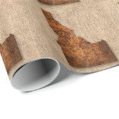 Papier Cadeau Carte Idaho Spud (Coin rond)