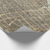 Papier Cadeau Carte imagée vintage de Charleston (1872) (Coin)