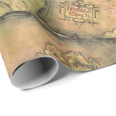 Papier Cadeau Carte MIDDLE EARTH™ (Coin rond)