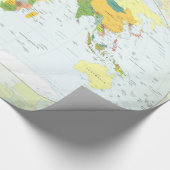 Papier Cadeau Carte mondiale Globe Pays Atlas (Coin)