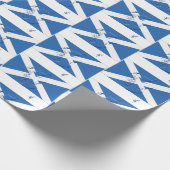 Papier Cadeau Carte Plan SCOTLAND SALTIRE DRAPEAU (Coin)