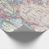 Papier Cadeau Carte politique de l'Europe (1916) (Coin)